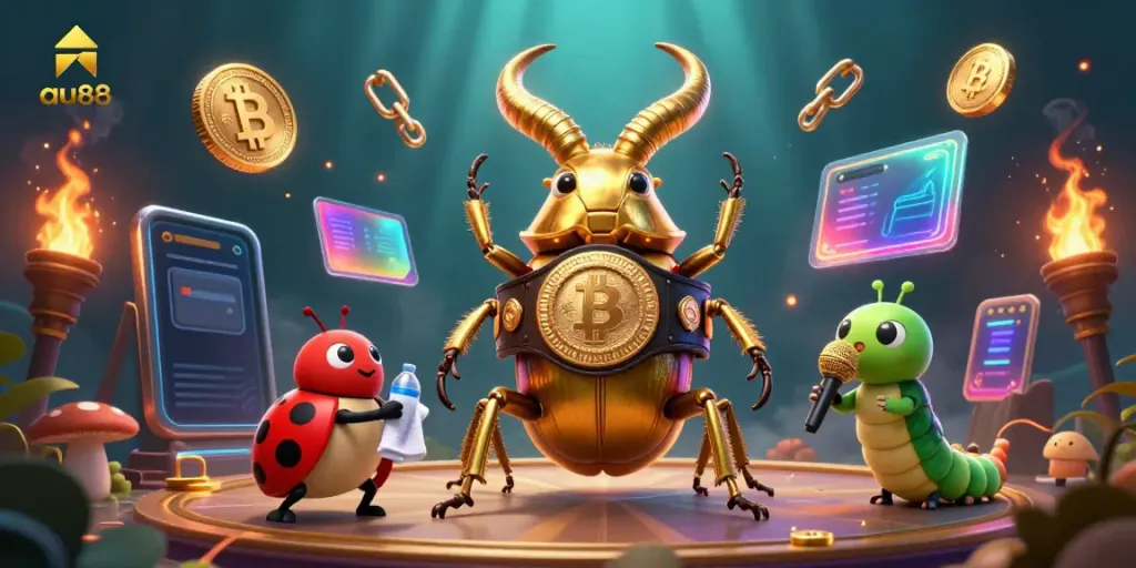 Experience thrilling gameplay with au88's dynamic casino characters in action.