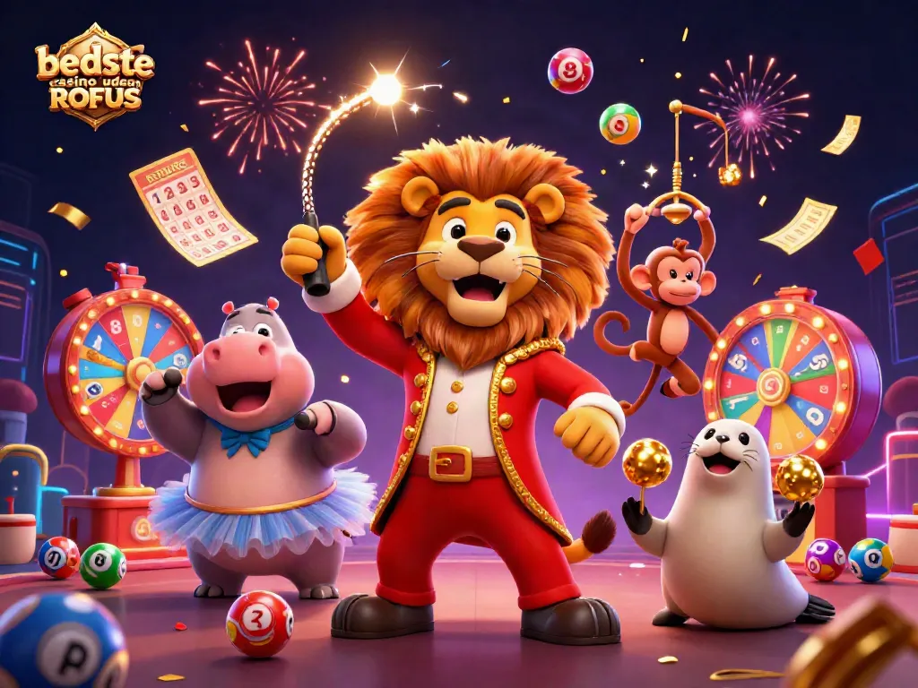 Experience the thrill of bedste casino uden ROFUS with an exciting scene featuring colorful elements and engaging characters.