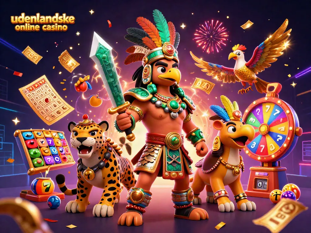 Experience the excitement of udenlandske online casino with colorful slots and dynamic gaming elements.
