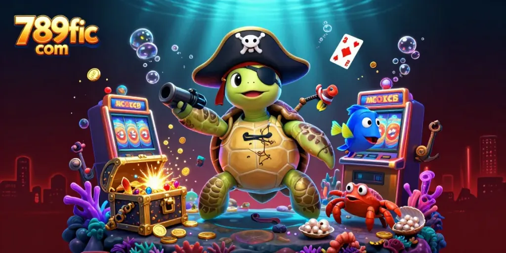 Spin and win with 789fic com in an exciting underwater casino adventure.