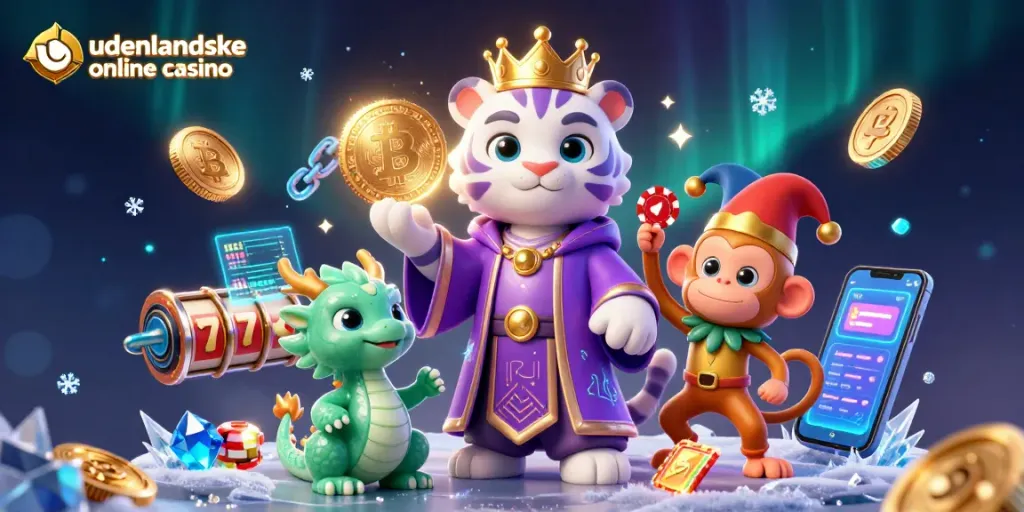 Experience the thrill of udenlandske online casino with lively 3D characters and dynamic gambling elements.